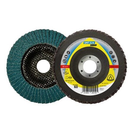 Flap disc KLINGSPOR SMT324 Extra 125x22.2mm P60 - Klingspor