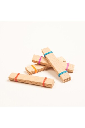 Flat Model Wooden Candle Wicks 20 Pieces (15mm X 75mm X 0-5mm) - Rufusconcept