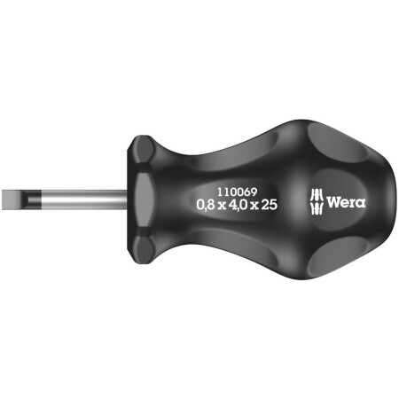 Flat short screwdriver WERA 336 - Wera