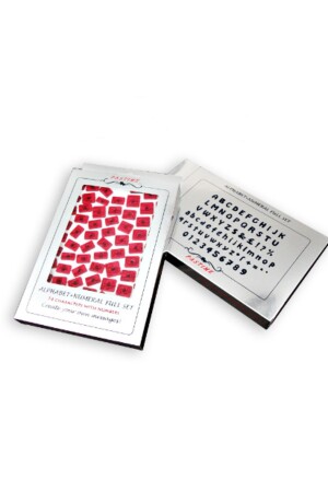 Flat Transfer Alphabet Letter-Number Set 74 Pieces TYC00130029013 - hobs