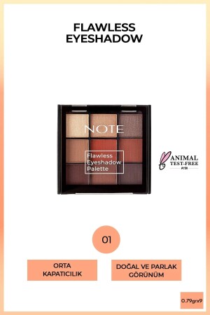Flawless Eyeshadow Palette 01 - Note Cosmetics