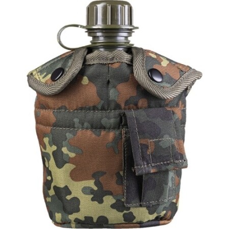 FLECTAR US PLASTIC CANTEEN W.CUP A.COVER - MIL-TEC