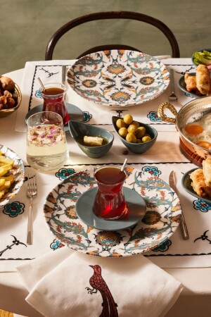 Flevo Porzellan 26-teiliges Frühstücks-/Servierset für 6 Personen 153. 03. 08. 4719 - Karaca