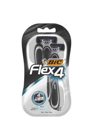 Flex 4 Razor 3-Piece (4 BLADES) - Bic