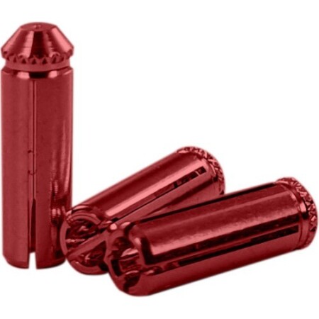 Flight Protector Bull's Aluminum - 3-Pack - Red - Bull's