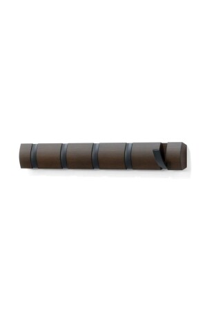 MNZ-Flip Walnut Color 5-piece Hanger UM 318850-048 - umbra