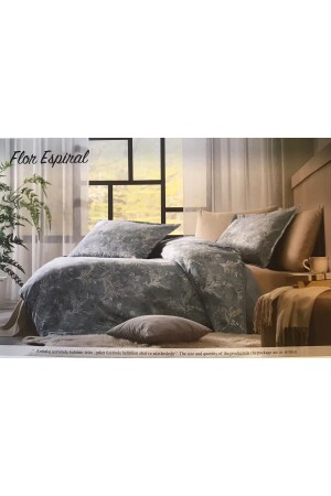 Flor Espiral Double Duvet Cover Set Blue FE141NT4 - Özdilek