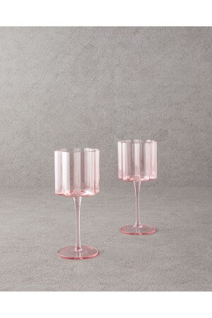 Flor Pura Glas-Set mit 2 Gläsern, Rosa - English Home