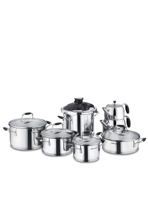 Flora 14 Piece Hyper Set Black A1758 FLORA A1758 - KORKMAZ