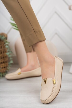 Flora Casual Günlük Kadın Babet Ayakkabı - Khayt