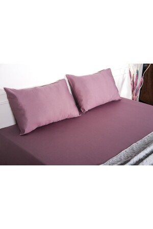Flora Cotton Satin Dusty Rose Sheet & Pillow Set 3 Pieces - 1478 FNNZ1478 - Finezza