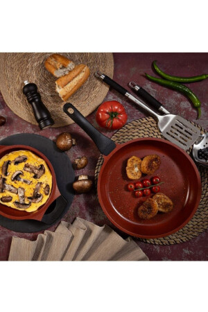 Flora Granite Cast Iron Pan - 2 Pieces TYC00734515951 - ThermoAD