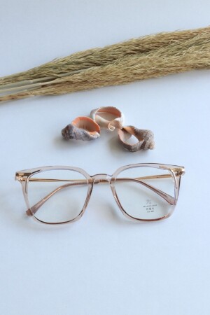 Flora Honey Color Silver Frame Blue Block Blue Light Protection Unisex Screen Glasses floraluna - LOOKUP NEW