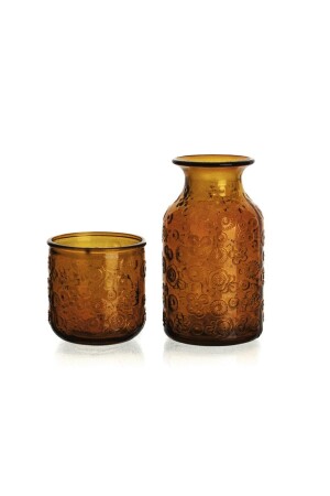 Flora Orange Jug with Glass 58BRD007180 - san miguel