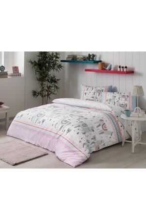 Floretta Cute Alpaca Double Duvet Cover Set PR-12435189 - Özdilek