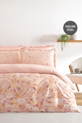 Florian Double Ranforce Duvet Cover Set - Blush YTSGRPIST-1593703 - Puffy