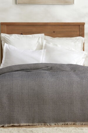 Flow Double Waffle Pike 200x230 cm İndigo 200. 21. 01. 0775 - Karaca Home