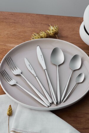 Flow Elegance 84 Piece Cutlery Set for 12 Persons - Karaca