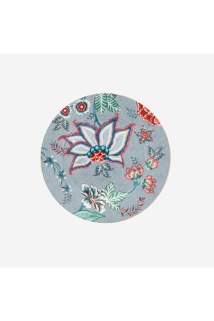 Flower Festival Blue Porcelain Cake Plate 17 Cm 51001284 - Pip Studio