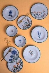 Flower Garden 6 Kişilik Yemek Takımı 24 Parça 04POR034802 - Porland