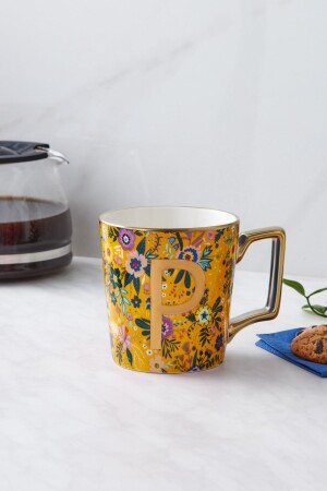 Flower P Letter Mug 350 ml 153. 03. 06. 6929 - Karaca