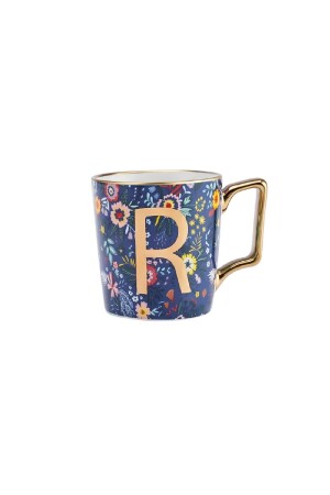 Flower R Letter Mug 153. 03. 06. 6930 - Karaca