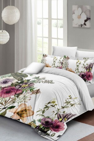 Flower Show Double Duvet Cover Set 3d Cotton Satin monohome2310 - Monohome