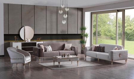 Flower Sofa Set Metal Case - Cadde Yıldız
