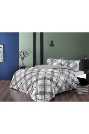 Floyd Ranforce Single Duvet Cover Set Gray 8682475040563 - Taç