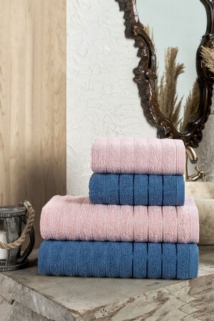 Fluffy 4-Piece Bath Towel Set FLUFFYBS - TABEA HOME