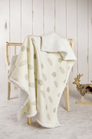 Fluffy Baby Blanket 80x100 Cm Melis Sheepskin Blanket - Hamur