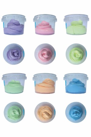 Fluffy Slime 6 Pieces Ready Slime Play Dough H003201 - Hellove