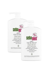 Flüssiges Reinigungsgel für Gesicht und Körper 1000 ml - Sebamed