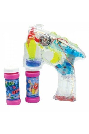 Foam Bubble Gun with Sound and Light and 500ml Bubble Kit - Bubble Gum Store