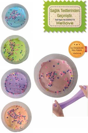 Foamy Non-Sticky Slime 3-Piece Fluffy Slime Play Dough - Hellove