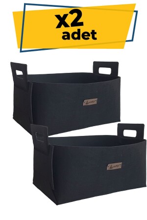 Foldable Laundry Basket - Toy Basket 2 Pieces - Marva