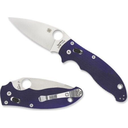 Folding knife Spyderco C101GPDBL2 Manix 2, dark blue - Spyderco, Inc.
