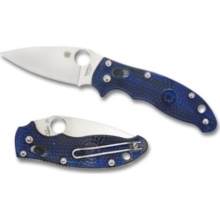 Folding knife Spyderco C101PBL2 Manix 2, FRCP transparent, blue - Spyderco, Inc.