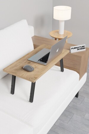 Folding Laptop Desk Study Bed Breakfast Table 60x30 Cm - Atlantic Pine PRA-3426025-2418 - CMKStore