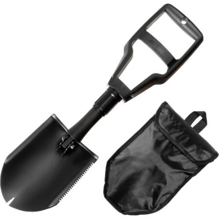 Folding shovel MFH, black - MFH