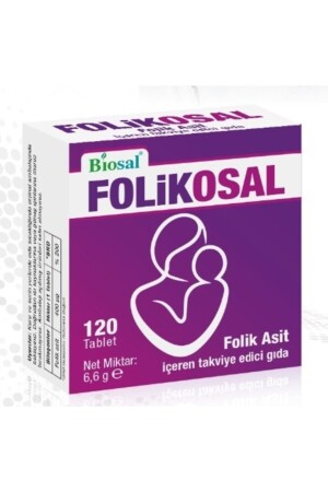 Folic Acid 400 Mcg 120 Tablets Fol01 - Biosal