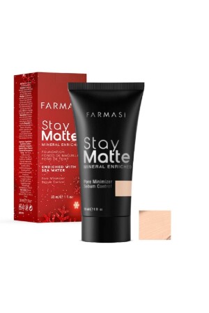 Foundation - Stay Matte Foundation Neutral 03 30 Ml (winter Edition) - Farmasi