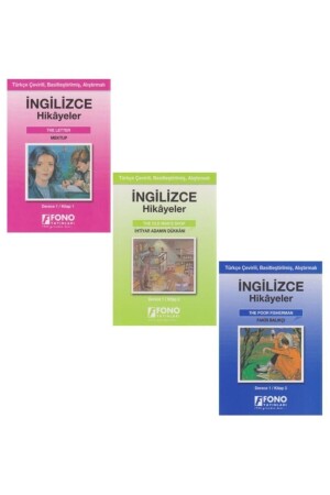Fono English Turkish Stories Grade 1 (3 Books) - Fono Yayınları