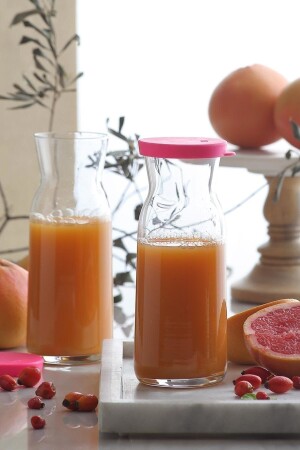 Fonte Präsentationskrug Karaffe Wasser – Milchflasche 700 cc 2 Li Pink. lvfon856-p - Lav