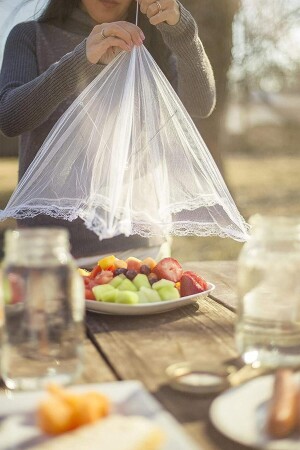 Food Protective Umbrella Food Fly Protective Tulle Umbrella Mosquito Net - Genel Markalar
