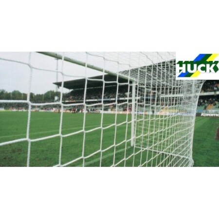 Football goal net Manfred Huck 3 mm. 7.5x2.5x0.8/1.5 m - White - Manfred Huck
