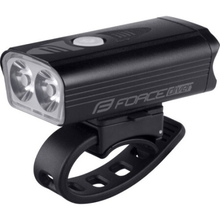 Force Diver kafa lambası, 900LM, USB, siyah - Force