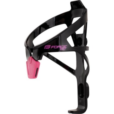 FORCE PAT Flaschenhalter, Technopolymer (schwarz/rosa) - Force