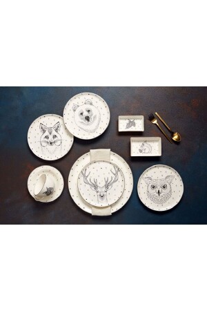 Forest 16-teiliges Frühstück für 4 Personen Tk 04LFH000559 - Porland