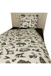 FOREST FRIENDS TEK KİŞİLİK NEVRESİM SETİ FRSTDCS002 - MundoLindo